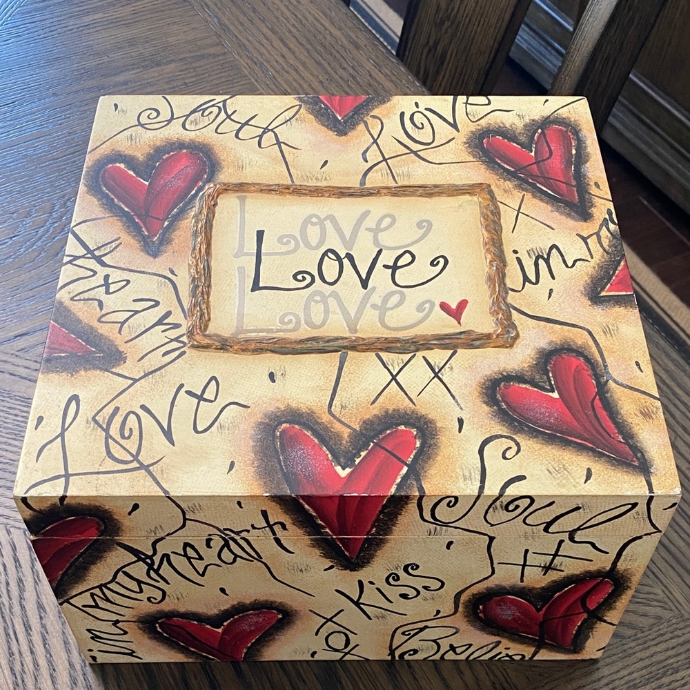 Heart-Themed Decorative Box
